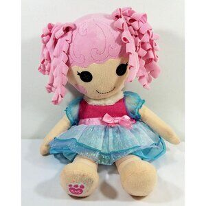 Build A Bear Lalaloopsy Doll Large 20" Plush Jewel Sparkles Blue Dress